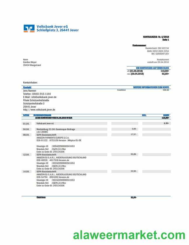 Germany Volksbank Jever